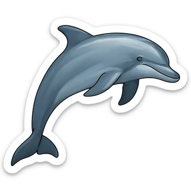 Dolphin sticker