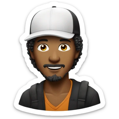 billard, tibetin, 20 ans, cheveux longs frisés, casquette noir sticker