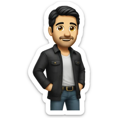 hombre rubio famoso  sticker