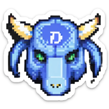 Discord logo with word mark and mascot sticker