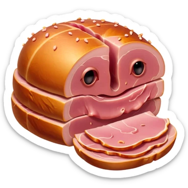 smelly ham sticker
