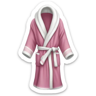 A robe for chilling  sticker