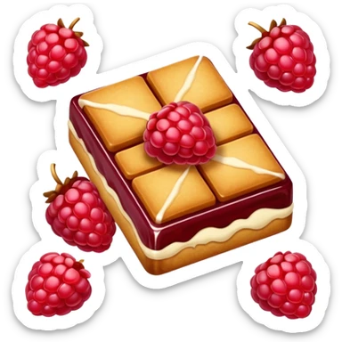 Raspberry Jam Center Bars sticker