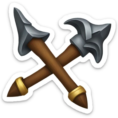 trishul and damru sticker