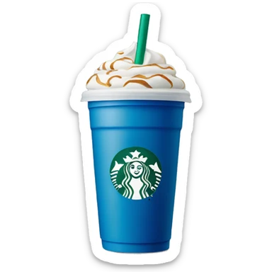 starbucks blue drink sticker