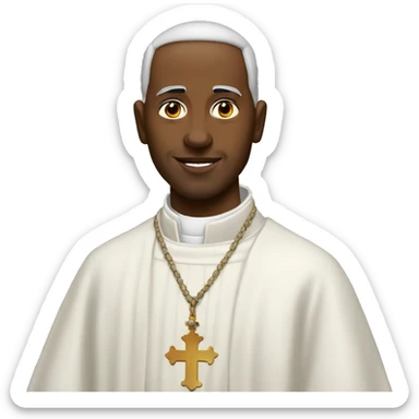sacerdote blanco sticker
