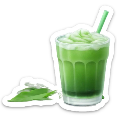 Iced matcha  sticker