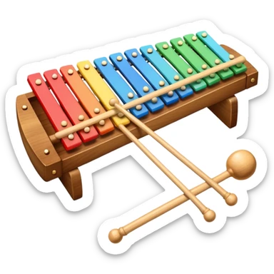 Xylophone sticker