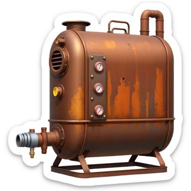 boiler for heating sticker