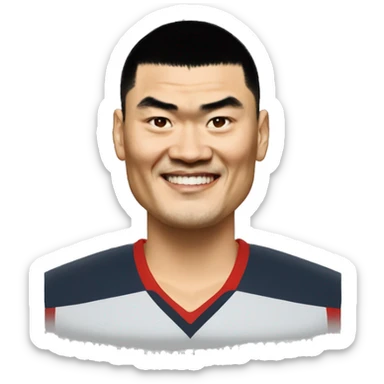 Yao ming sticker
