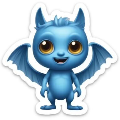 Pixies in Harry Potter are small, blue-skinned creatures with wings, resembling tiny humans with pointed features. They love causing chaos and mischief, flying around in groups and wreaking havoc with their magical abilities and mischievous laughter. sticker