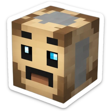 minecraft-block sticker