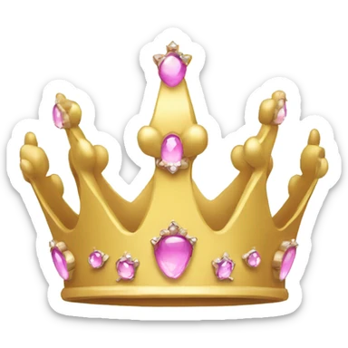 girly crown sticker