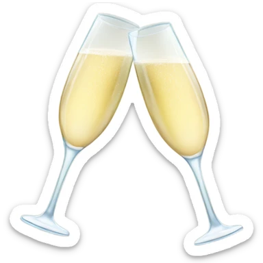 Champagne cheers  sticker