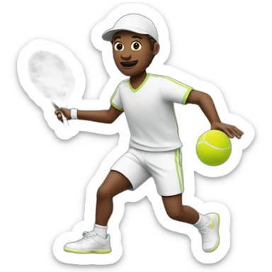 Arthur Fils playing tennis sticker