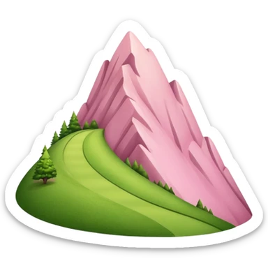 pink high hill sticker