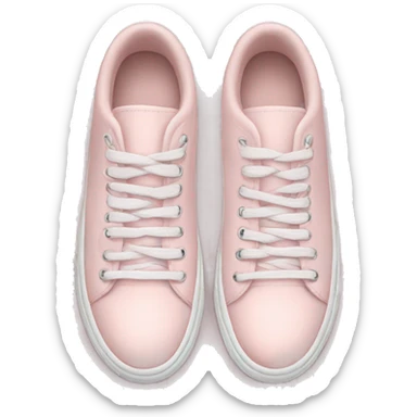 Pale pink sneakers sticker