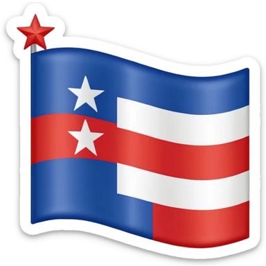 Yugoslavia flag sticker