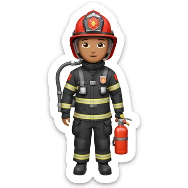 Firefighter Suit sticker