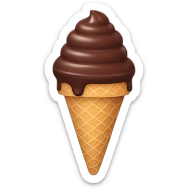 Chocolate Ice Cream  sticker