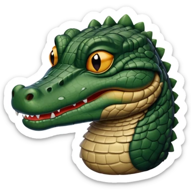 jacaré de luto sticker