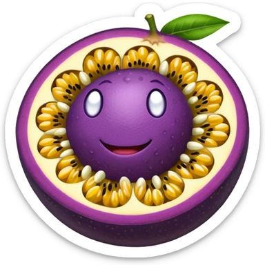 Passion fruit sticker