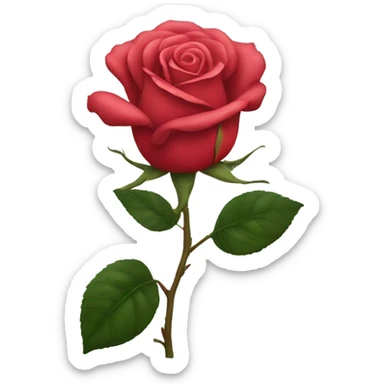 Rose sticker