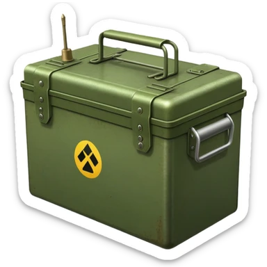 ammunition box for tank sticker