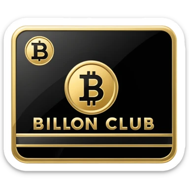 BBC Billion Dollar Boys club card sticker