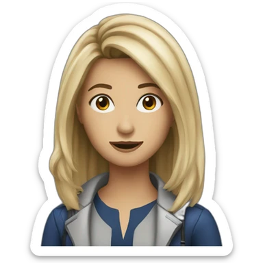 DoctorWho-Girl-Companion sticker