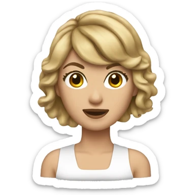 Create a Taylor swift emoji  sticker