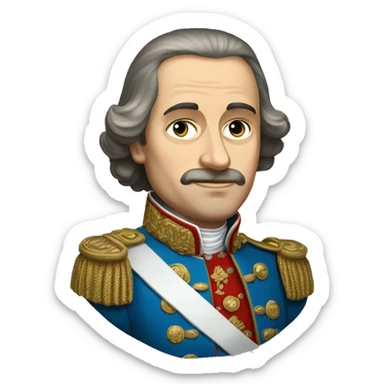 Peter The Great Tsar of Russia sticker