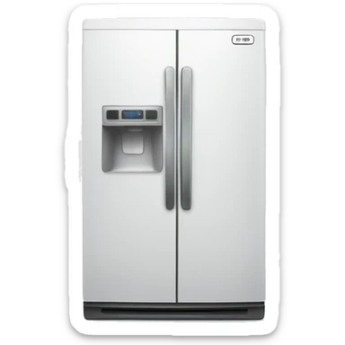 not the white refrigerator  sticker