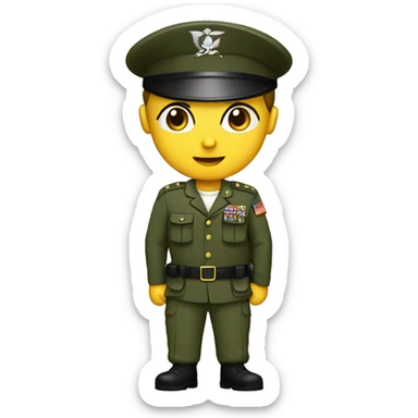 Army soldier in pt uniform wearing a pt belt sticker