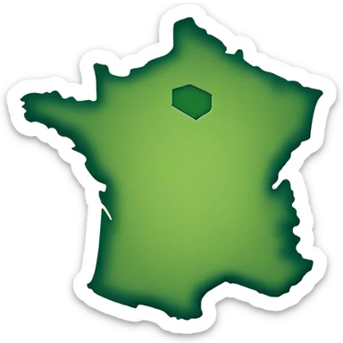 Map of France sticker