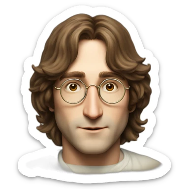 prompt-Young-john lennon sticker
