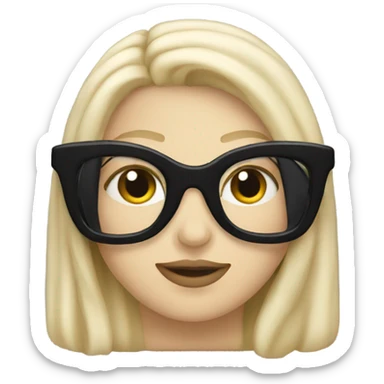 Black Prada bag sticker