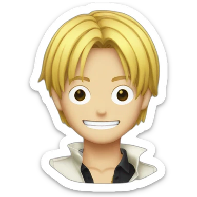 Sanji one piece sticker