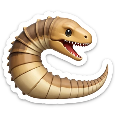 giant sandworm from Dune sticker