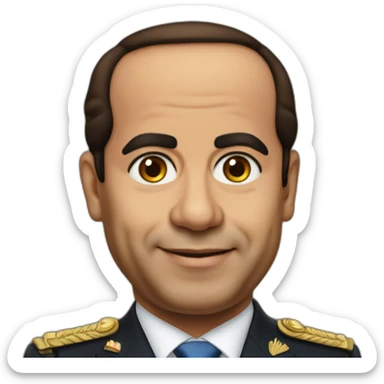 Abdel Fattah El-Sisi sticker