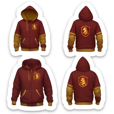 Gryffindor hoodie  sticker