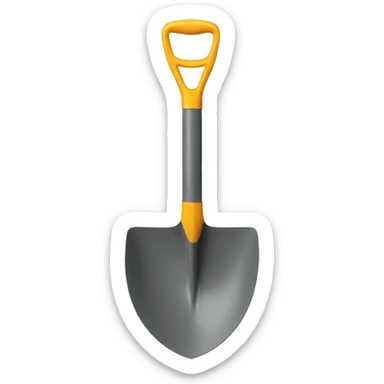 a shovel sticker