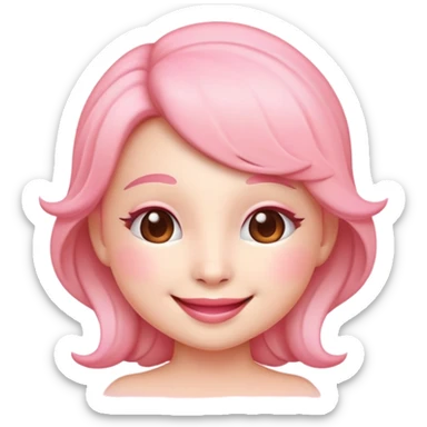 cute pink coquette ios emoji sticker