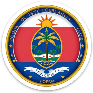 Florida flag sticker