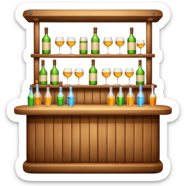 an emoji of a bar (food) sticker
