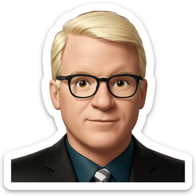 smartly dressed young gentleman sticker