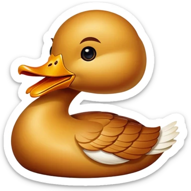 Peking duck with crispy golden skin, Chinese cuisine emoji sticker
