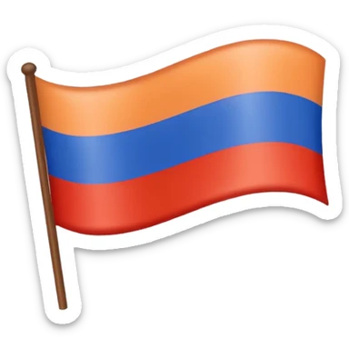 make armenian flag sticker