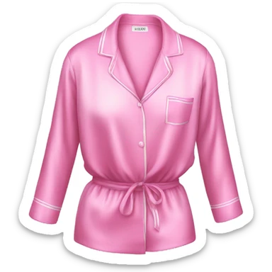 Silk pink pyjamas  sticker