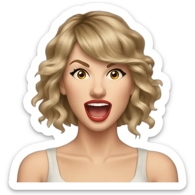 Taylor-swift-gasp sticker